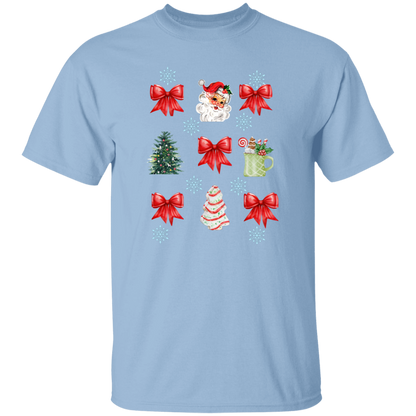 Christmas Coquette Bow T-Shirt| Sweatshirt