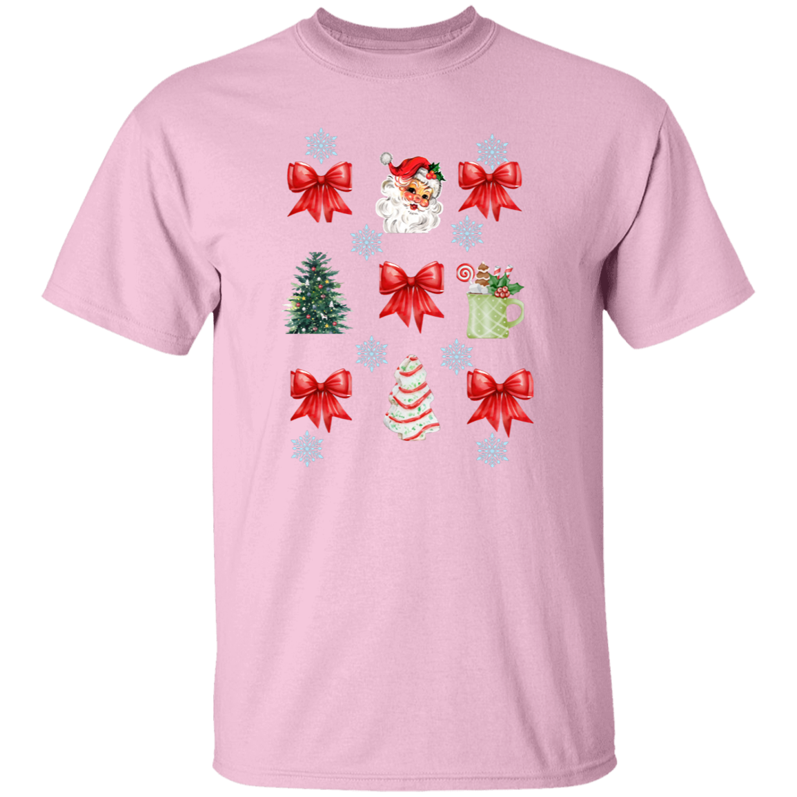 Christmas Coquette Bow T-Shirt| Sweatshirt