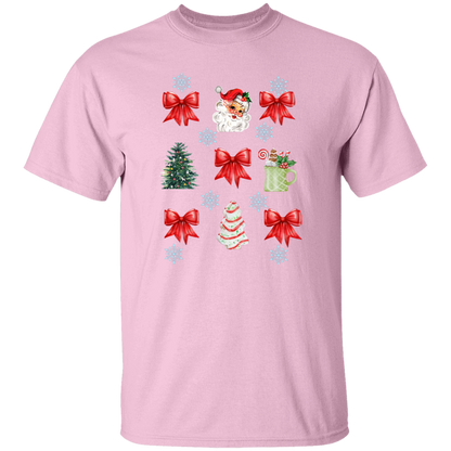 Christmas Coquette Bow T-Shirt| Sweatshirt