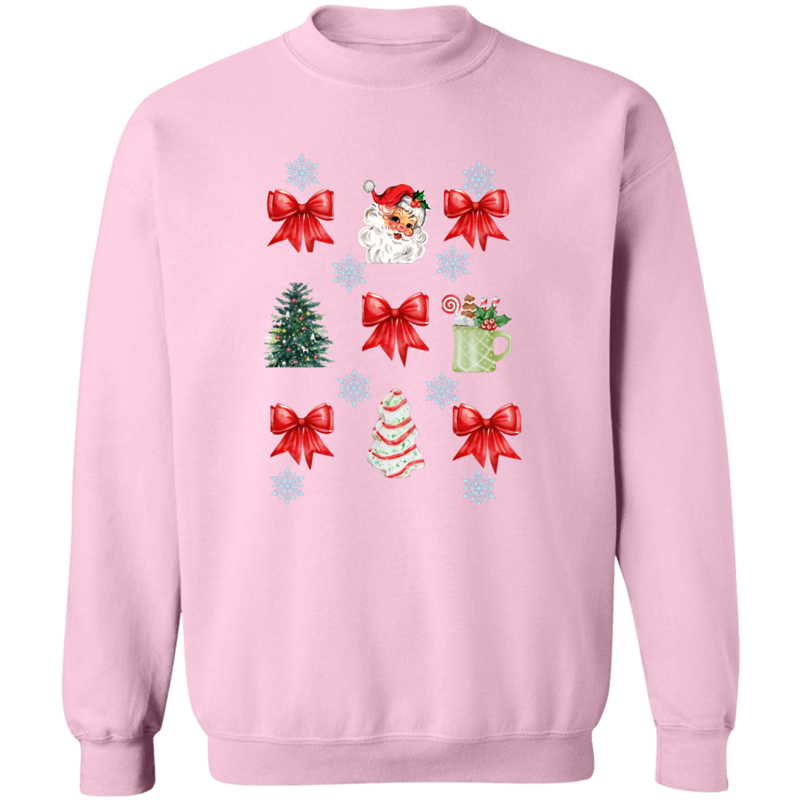 Christmas Coquette Bow T-Shirt| Sweatshirt