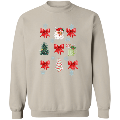 Christmas Coquette Bow T-Shirt| Sweatshirt