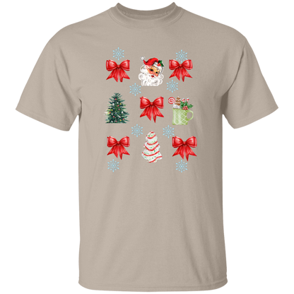 Christmas Coquette Bow T-Shirt| Sweatshirt