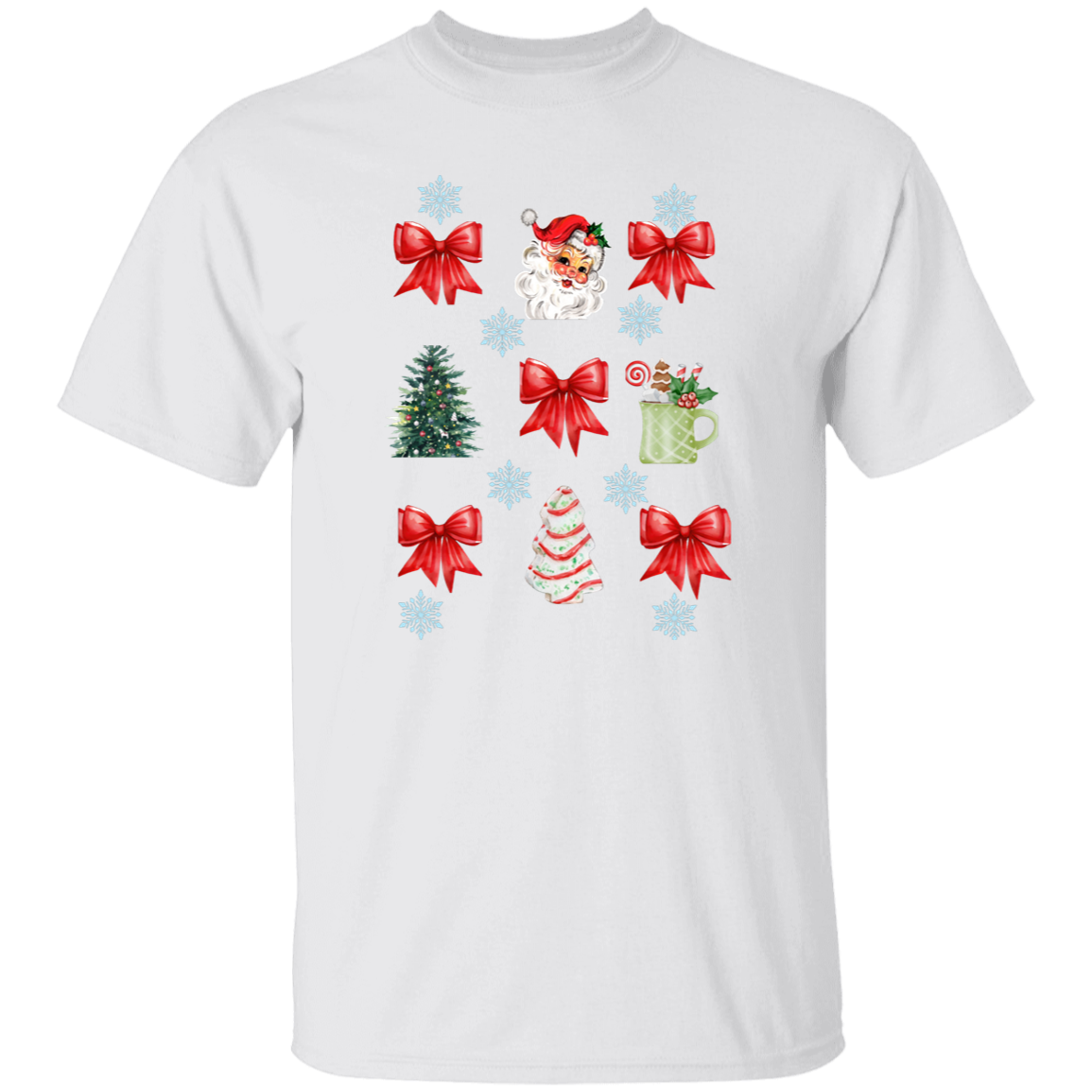 Christmas Coquette Bow T-Shirt| Sweatshirt