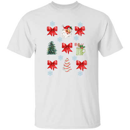 Christmas Coquette Bow T-Shirt| Sweatshirt